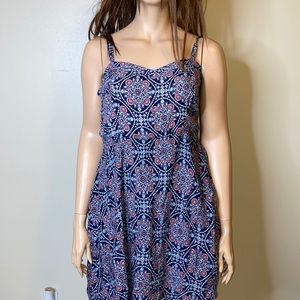 Torrid dress Sz 2X Red Blue